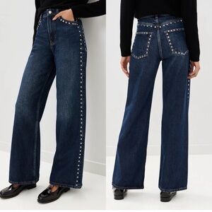 Reformation Cary High Rise Slouchy Wide Leg Jeans